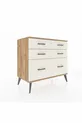 Commode Hyperion 6 tiroirs Pin-Pin / Pierre de lune