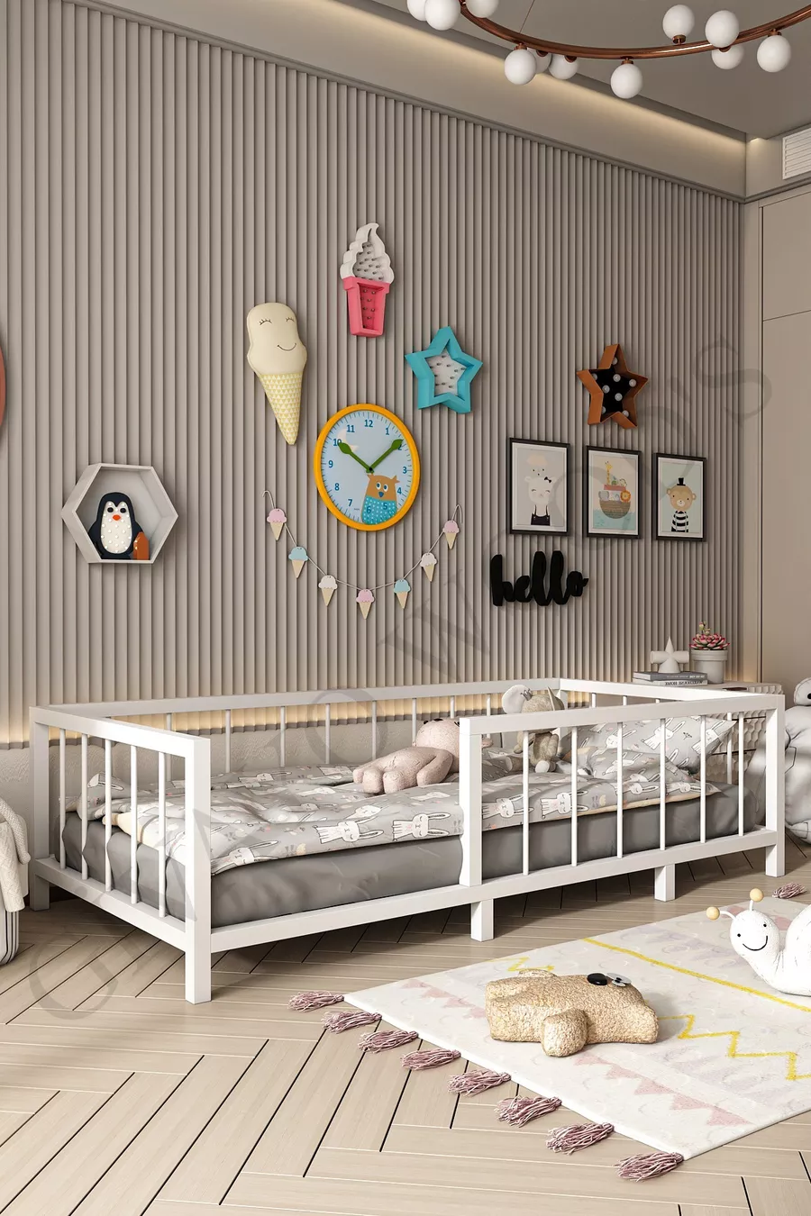 Lit Montessori MDF pour bébé et enfant Thorin
