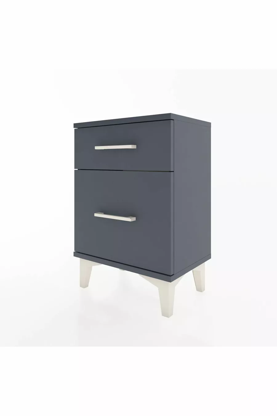 Arges Commode 2 Drawer Anthracite-Anthracite