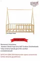 Lettino Montessori per Bambini e Neonati Unisex in Legno Naturale