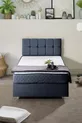 Berlin Tek Kişilik Baza Başlık Comfort Yatak Seti, Lacivert