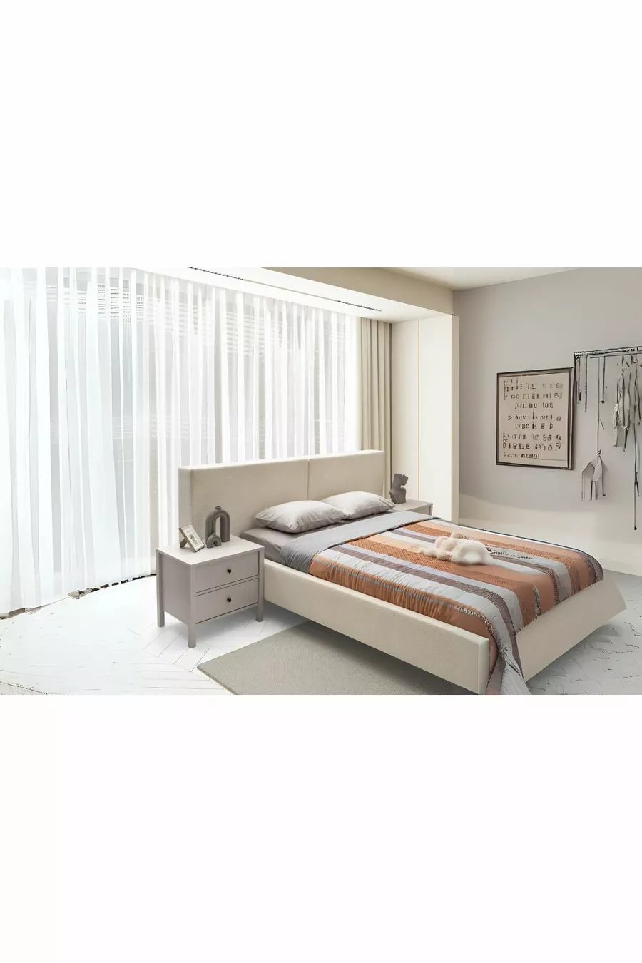 Спальный гарнитур Folt Beige с 4 дверцами