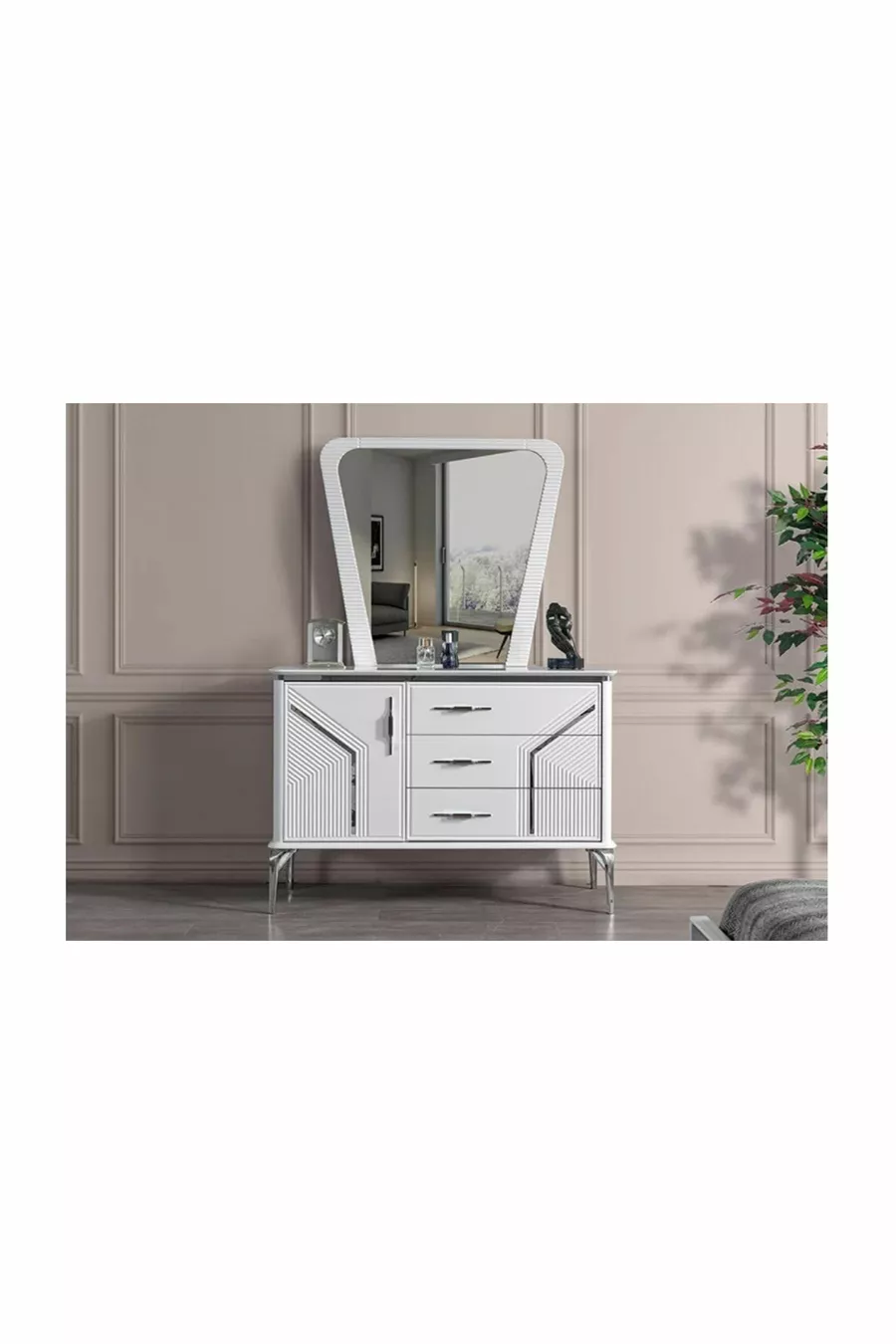 Asel % MDF Slaapkamer Set