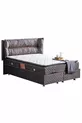Barcelona Tweeling Set, Dubbel Bedbodem en Hoofdeind Set