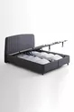 Canto Baza, Testata Silver Matrimoniale Set da 2 - Antracite,