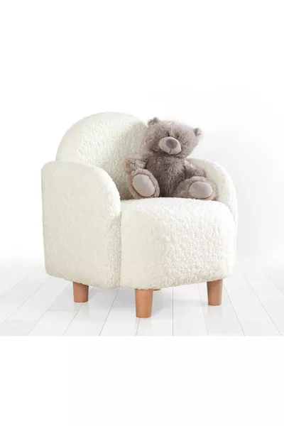 Moylo Teddy Child Car Seat White