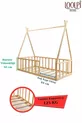 – Lit Montessori pour bébé et enfant Unisexe en bois naturel