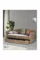 Bunk Bed with Trundle, Wooden Trundle Bed - Walnut