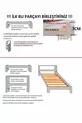 lit avec tête de lit séparateur compatible avec matelas