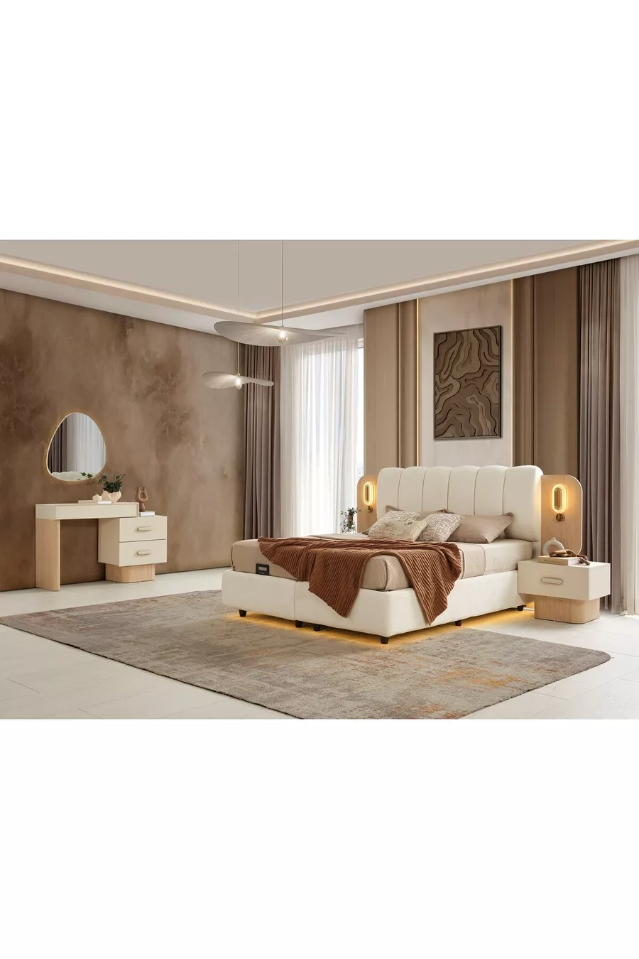 غرفة نوم جول مع خشب MDF