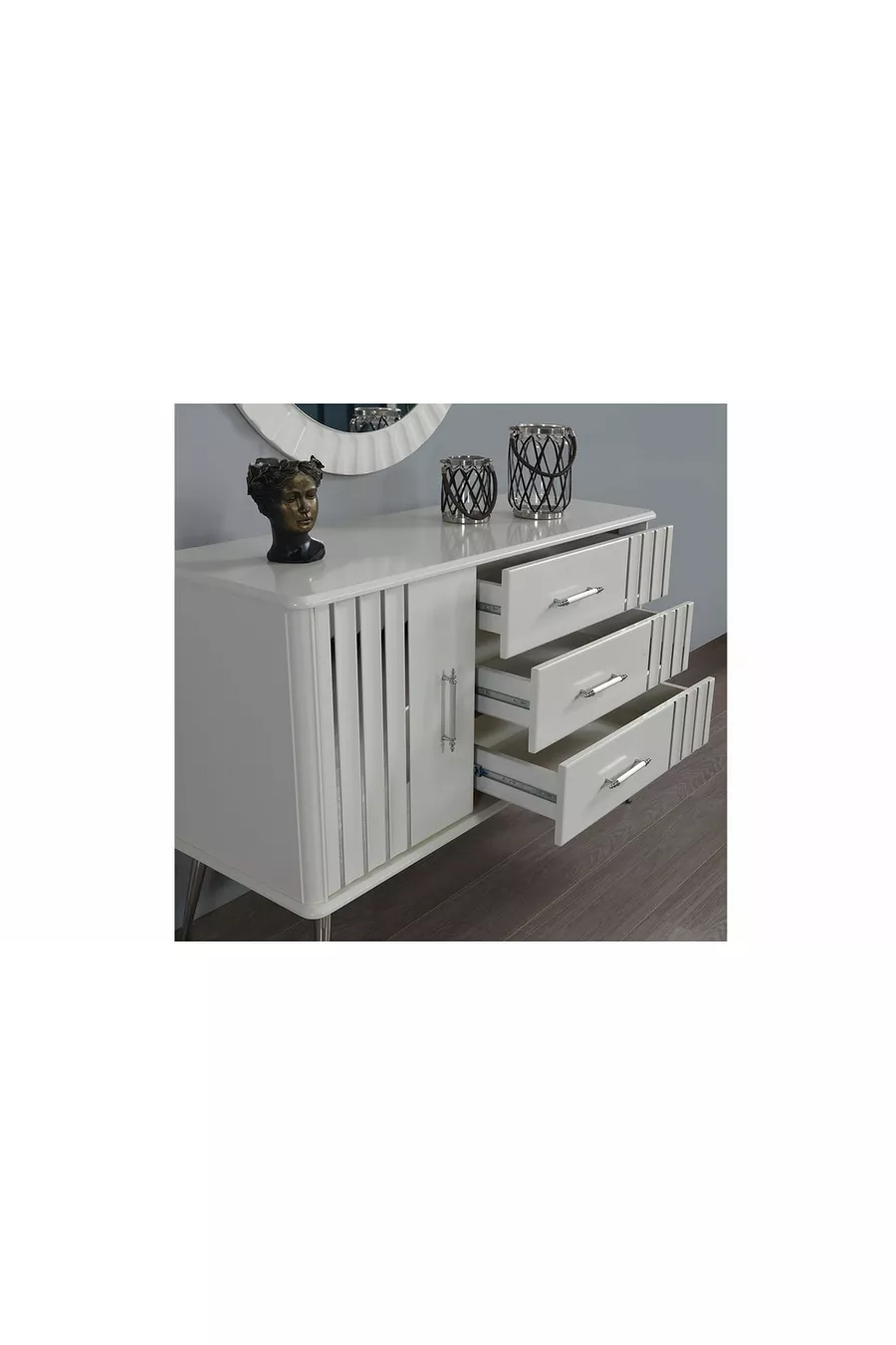 Erva MDF-Based Bedroom Set