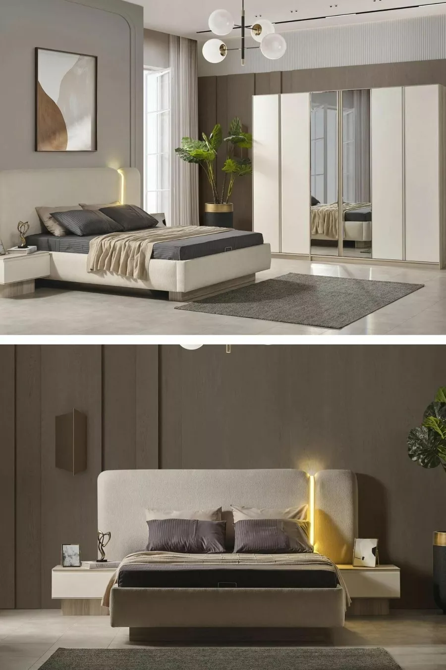 Ensemble de chambre à coucher Mobilya Güneş
