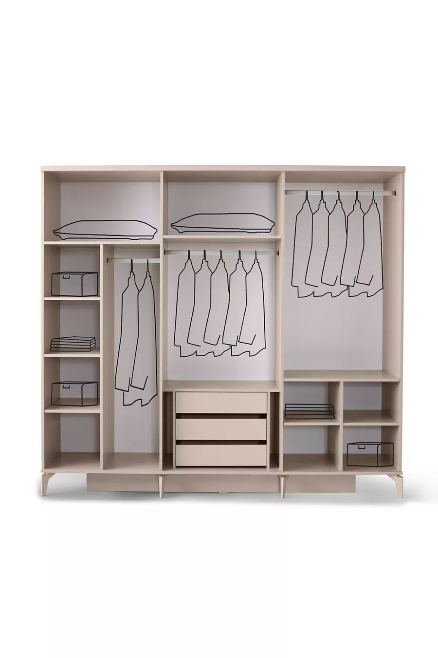 MDF Safir Schlafzimmer Set
