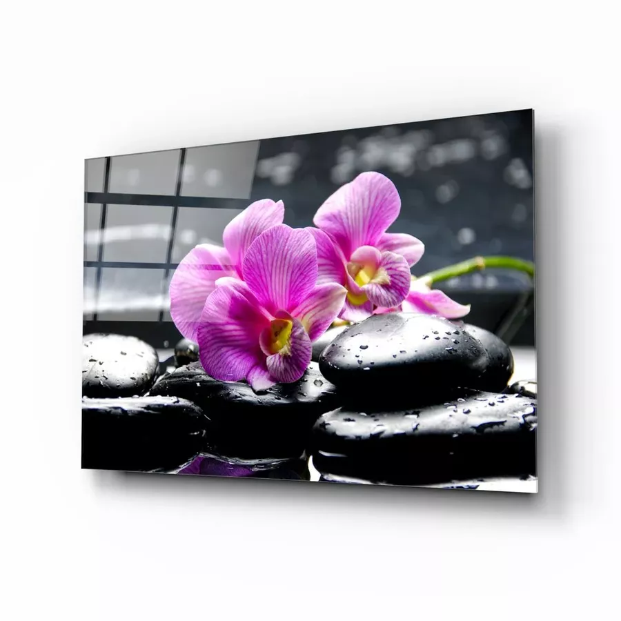 Peinture sur verre de spa