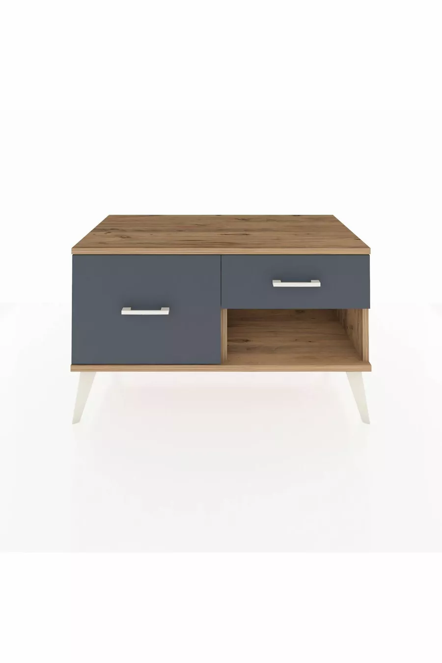 Commode Hyperion 2 tiroirs Pin-Pin/Anthracite