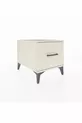 Kronos Nightstand Single Drawer Moonstone-Moonstone