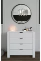 Duru Wit 4-ladenkast Slaapkamer Babykamer Wit X Cm