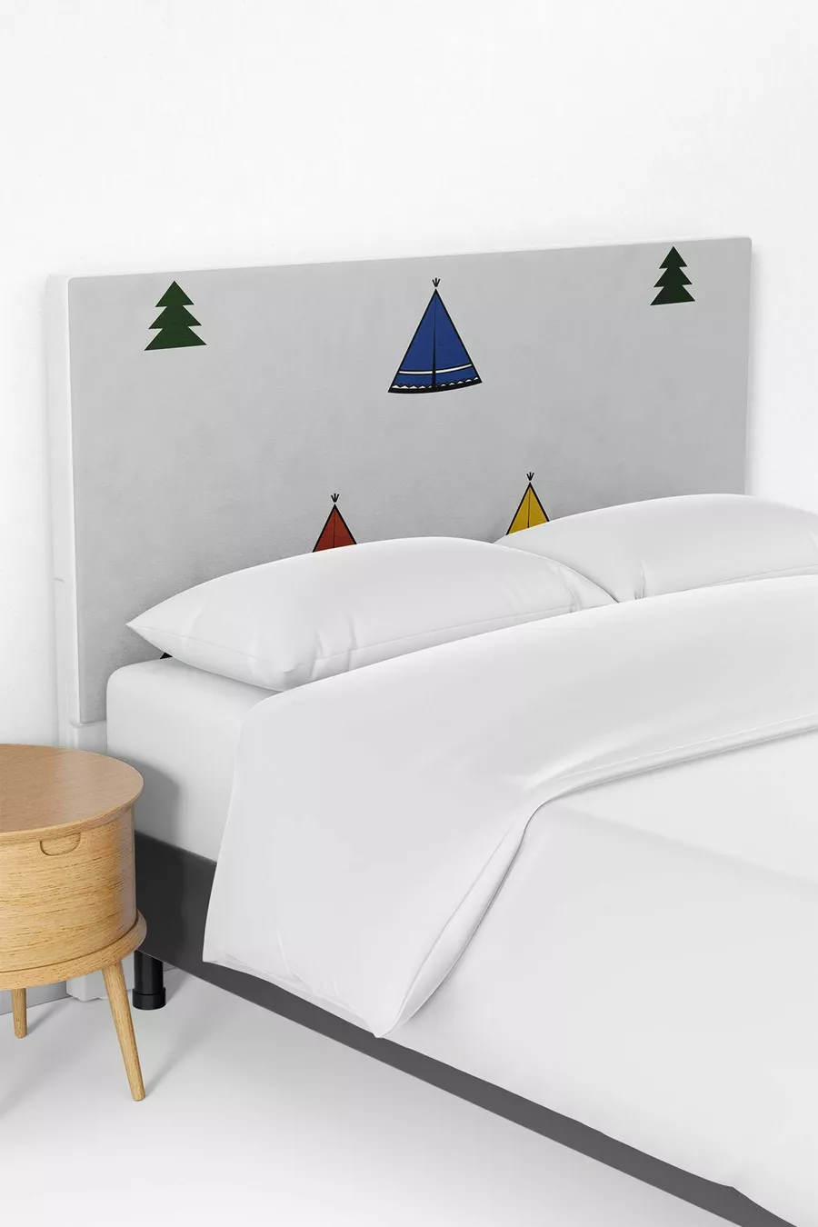 Housse de tête de lit et sommier pour chambre d'enfant à motif nature
