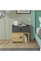 Table de chevet MoBiga Rondo avec armoire et tiroirs