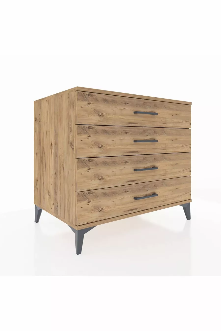 Kronos Dresser 4-Drawer Pine-Pine