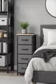 Cassettiera a 4 cassetti Organizzatore per camera da letto Armadio per giocattoli con cassetti in pelle per bambini