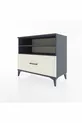 Hyperion Dressoir 2 Planken 1 Lade Antraciet-Leisteen