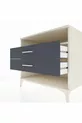 Kronos Kommode Ein Regal 2 Schubladen Mondstein-Anthrazit