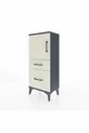 Arges Commode 2 Planken 2 Lades 1 Deur Antraciet-Leisteen