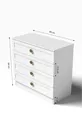 BUFFET BOHÈME AVEC PORTES EN MDF