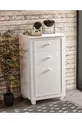 Commode blanche Tokyo à 3 tiroirs