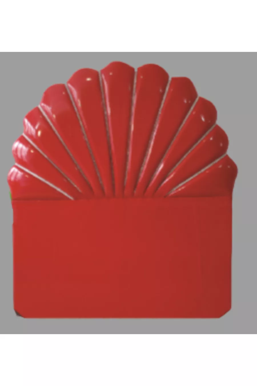 Modello ALC MİDYE Rivestimento in Tessuto in Pelle Sintetica Capitonné Moderno Rosso Fatto a Mano cm