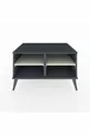 Commode Kronos 2 étagères Anthracite-Anthracite/Pierre de lune