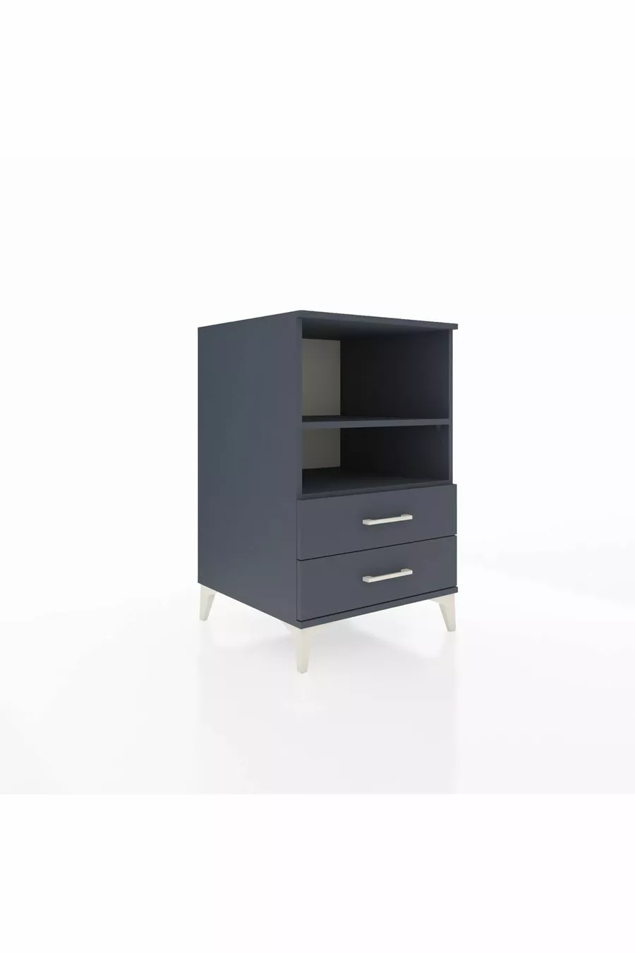 Kronos Komodin 2 Raflı 2 Çekmeceli  Antrasit-Antrasit