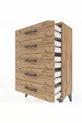 Silva Commode 5 tiroirs en pin - cm | Organisateur de chambre