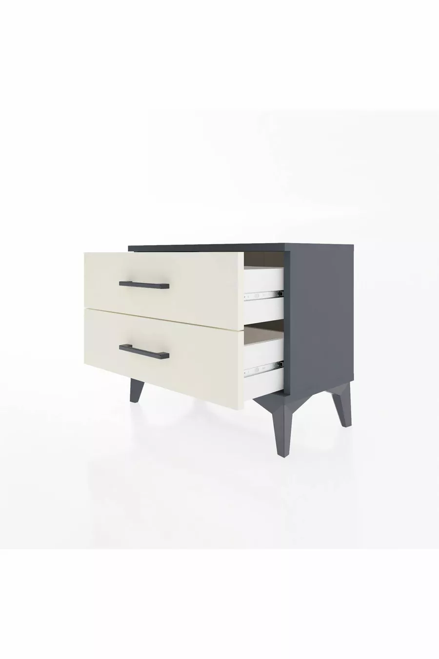 Arges Commode 2 Lades Antraciet-Leisteen
