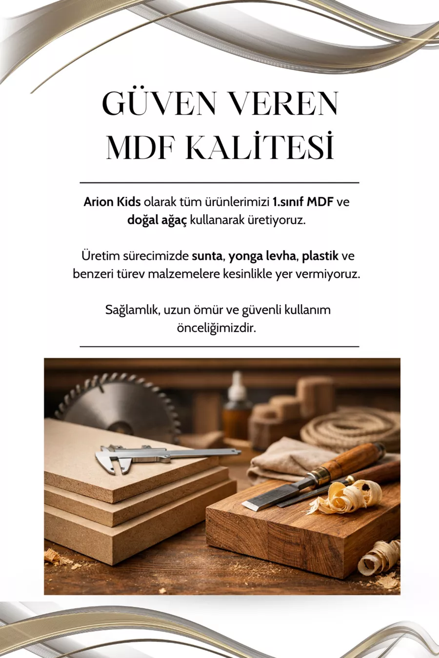 Alin Wood Kopfteil | MDF | Klassisches und natürliches Aussehen