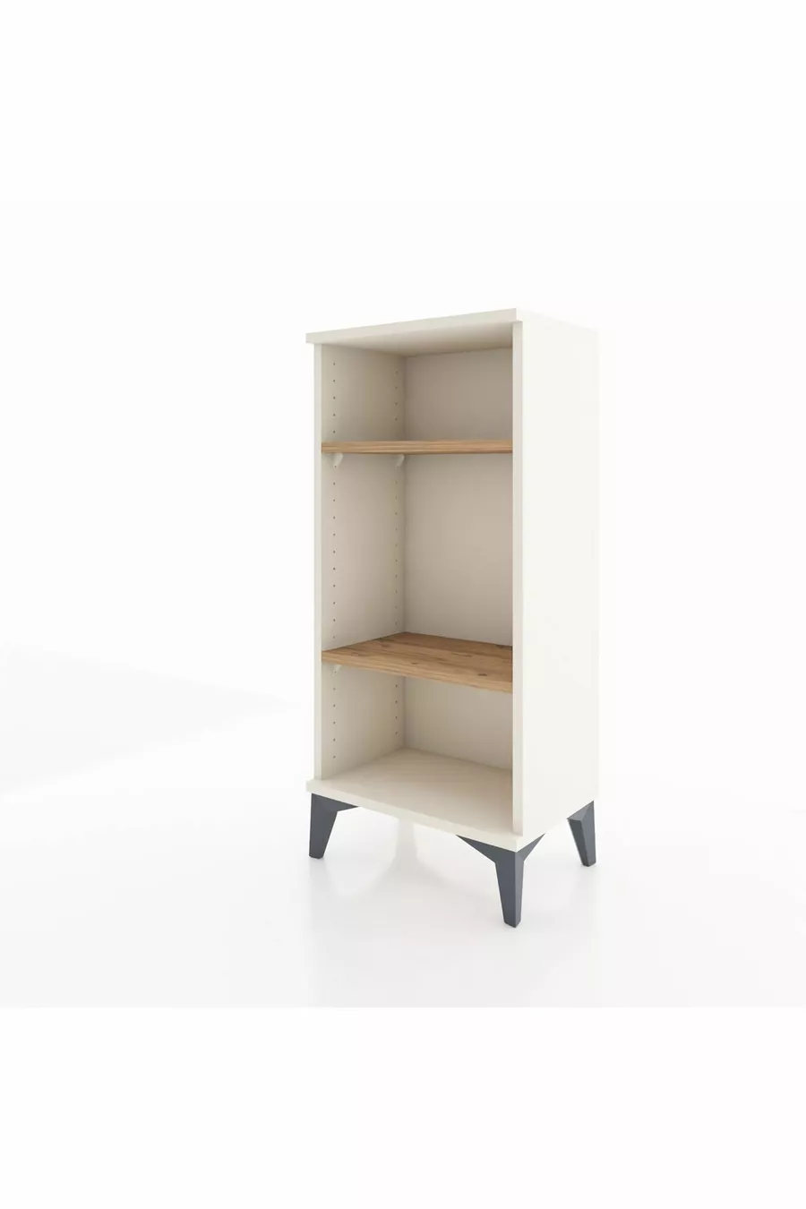 Arges Commode 2-Shelf Moonstone-Pine