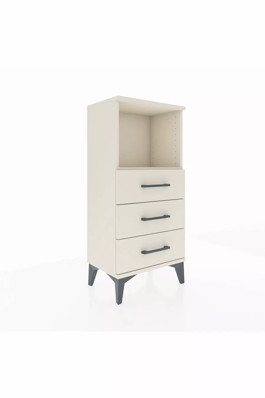 Argeş Commode met één plank en 3 lades, Agaat-Agaat