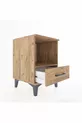 Commode Hyperion à une étagère et un tiroir Pin-Pin