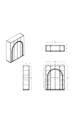Armoire, Armoire à 4 portes avec miroir Hira Kumtaşı