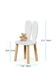 Table d'activité Safir Chêne Naturel avec 1 Chaise Ensemble Table et Chaise pour Enfant