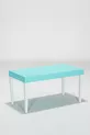 Table d'enfant junior rectangulaire ergonomique et confortable pour école maternelle - Turquoise