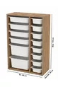 Multi-Purpose Toy Cabinet with Drawers and Storage Unit – Kids' Room Organizer with Gift Tag