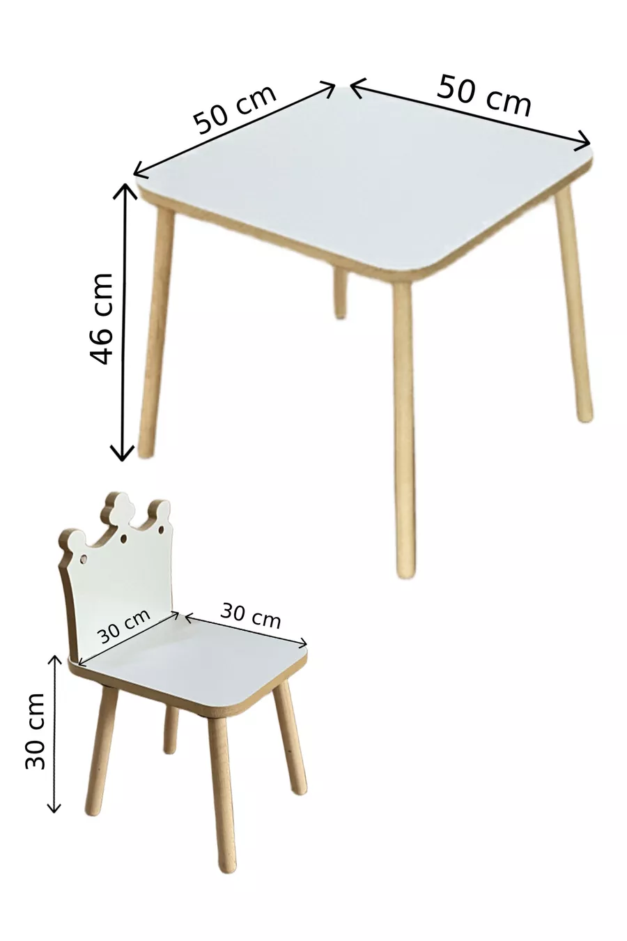 Ensemble table et chaises pour enfants Table d'activité Table de travail 1 table 2 chaises