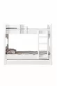 MDF Profile Bunk Bed, Eurasia Detachable Bunk Bed, Twin Bunk Bed White