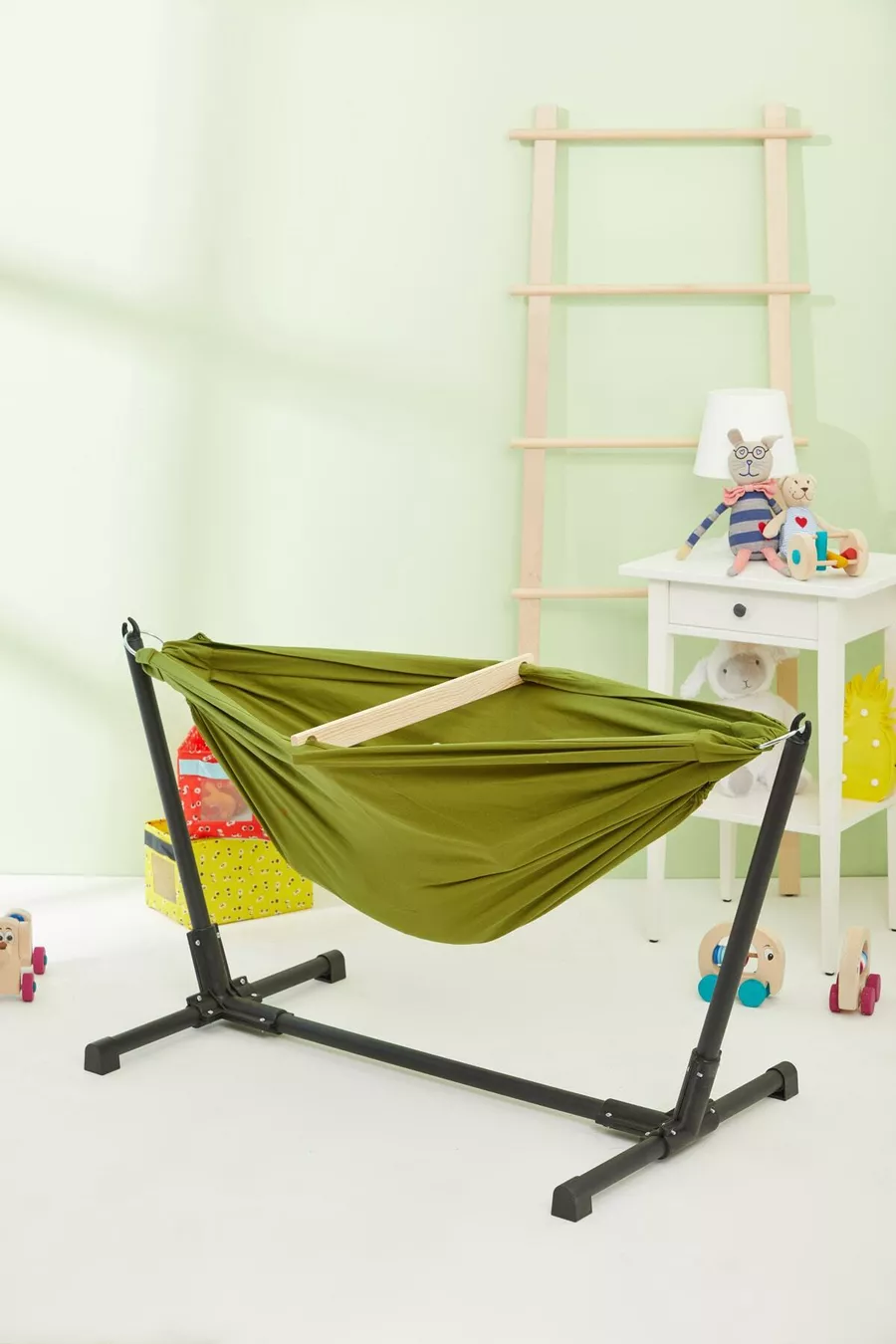 Hamac pour bébé avec support (vert)