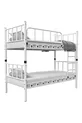 Zambak Kinderzimmer Metall-Etagenbett und Einzelbett Schwarz