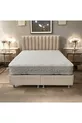 Housse de lit Flora avec fermeture éclair, protège-matelas & matelas, fermeture éclair sur 3 côtés