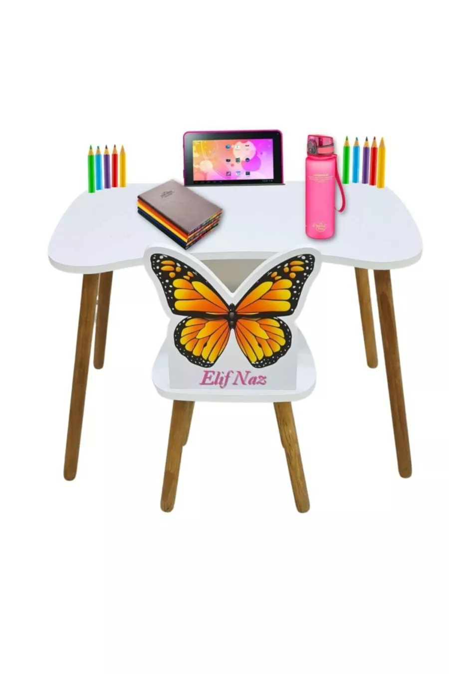 Ensemble Bureau et Chaise pour Enfant (Avec Cadeau Personnalisé Nominal)