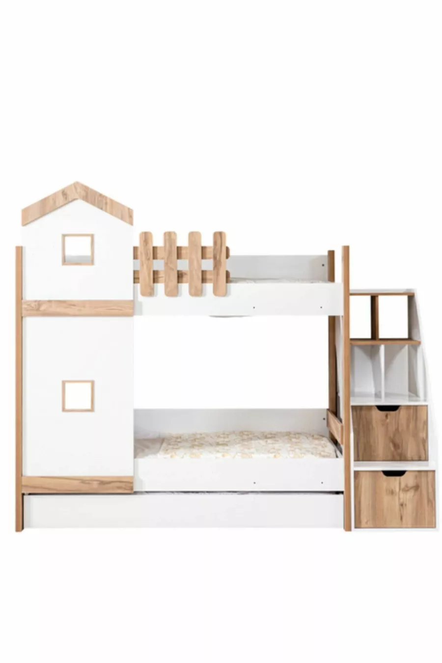 Bunk Bed Eiffel Bunk Bed with Small Bed